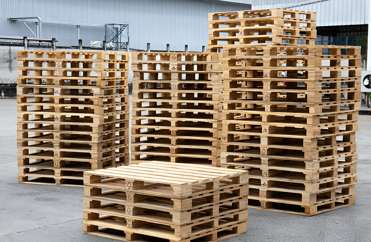 Wooden Pallet Packaging - Ackroll Steel